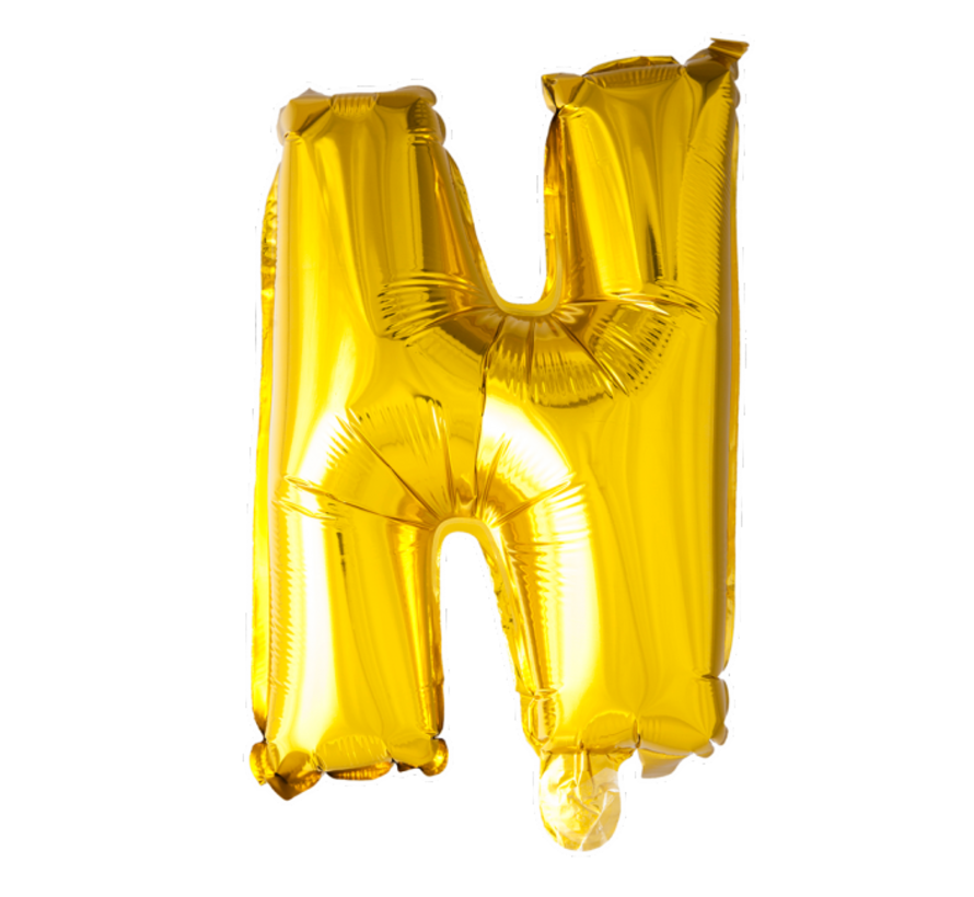 Gouden letters ballon N