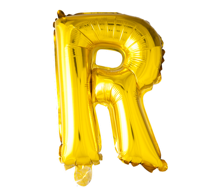 Gouden letters ballon R