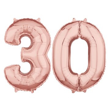 Helium cijfer ballonnen 30