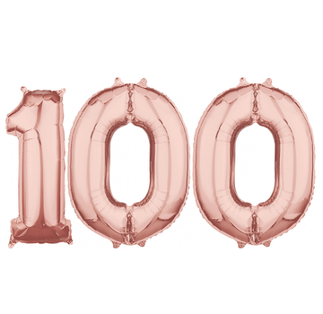 Helium cijfer ballonnen 100