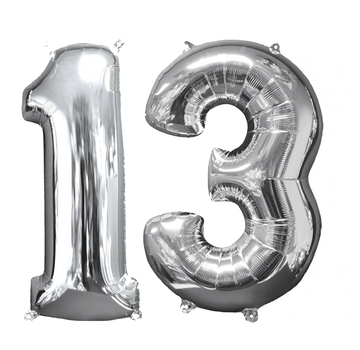 Helium ballonnen cijfers 13