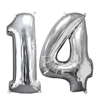 Helium ballonnen cijfers 14