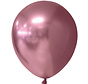 Latex Chrome roze ballonnen 10 stuks