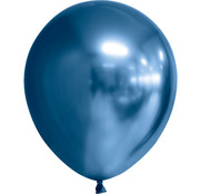 Blauwe chroom ballonnen