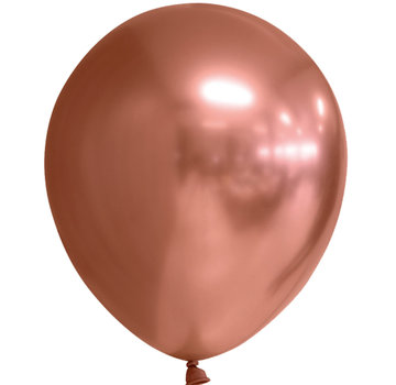 Koperkleurige chroom ballonnen