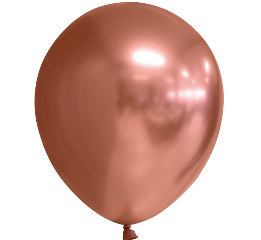 Glanzende Koperkleurige chroom ballonnen