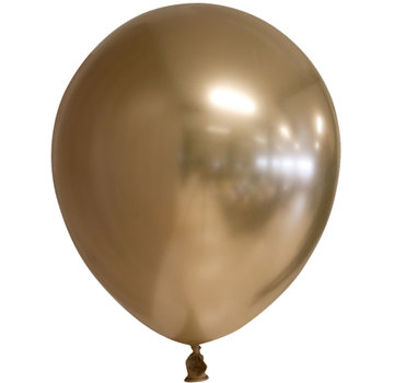 Goudkleurige chroom ballonnen