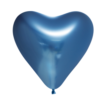 Harten ballonnen blauw