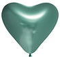 50 latex groene harten ballonnen