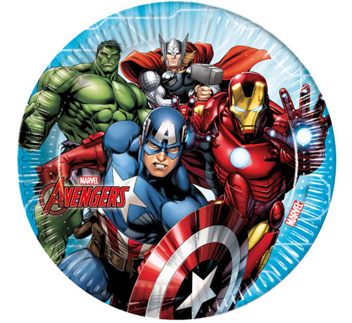 Kartonnen Bord Mighty Avengers 8 stuks