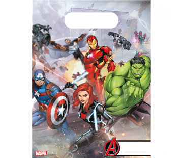 Avengers plastic uitdeelzakjes