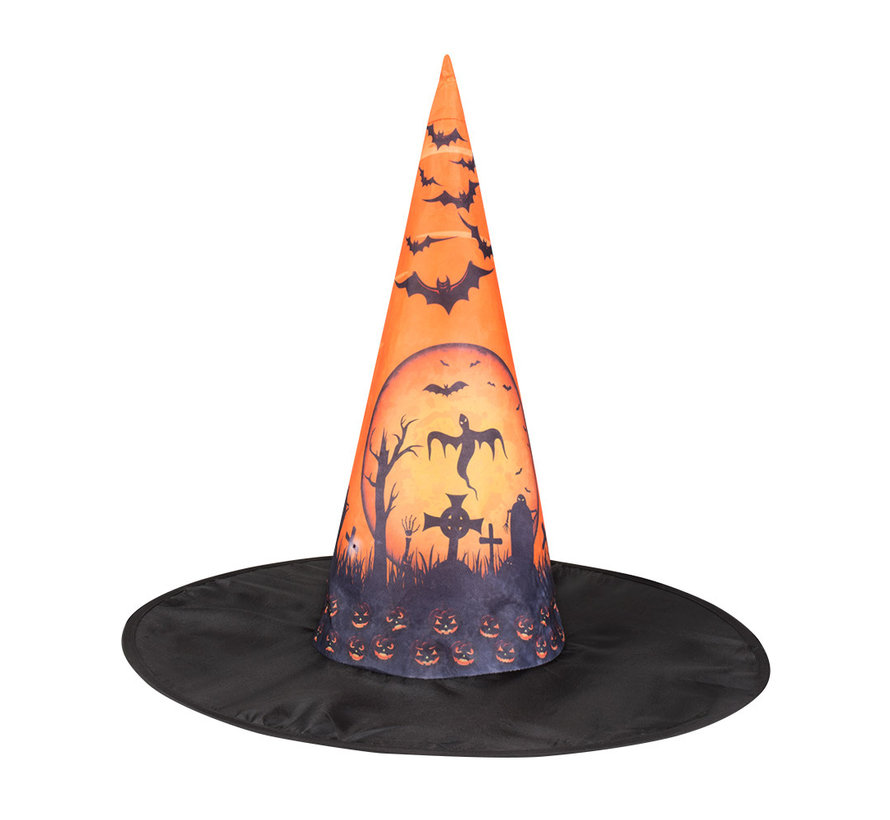 Heksenhoed Halloween print