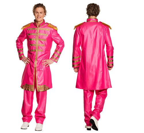 Sgt Pepper kostuum roze