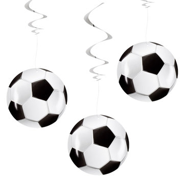 Voetbal Decoratie Swirls