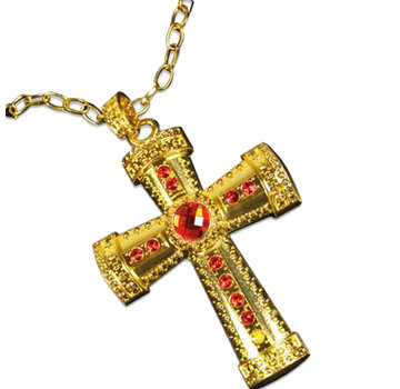 Sint kruis rode steen luxe