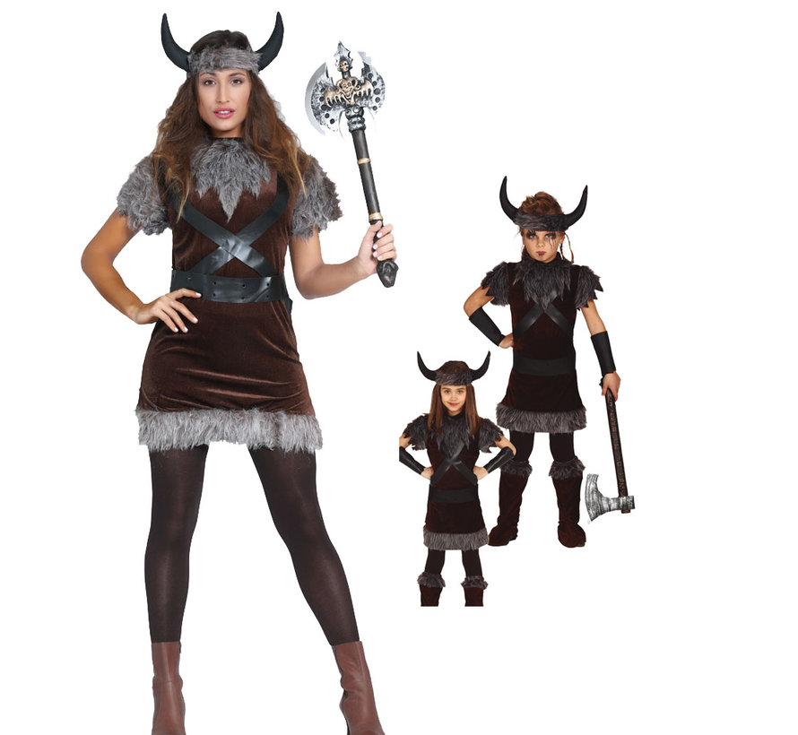 Viking jurk dames  carnaval