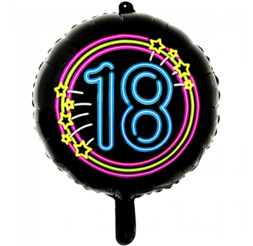 Folieballon 18 jaar