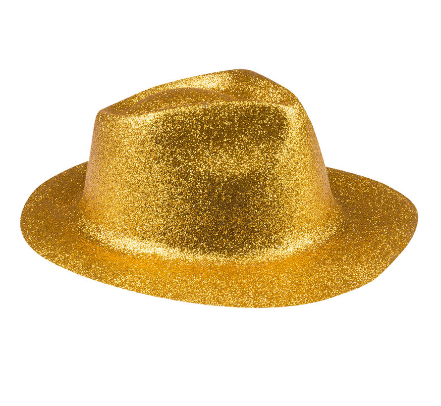 Gouden glitter hoedjes