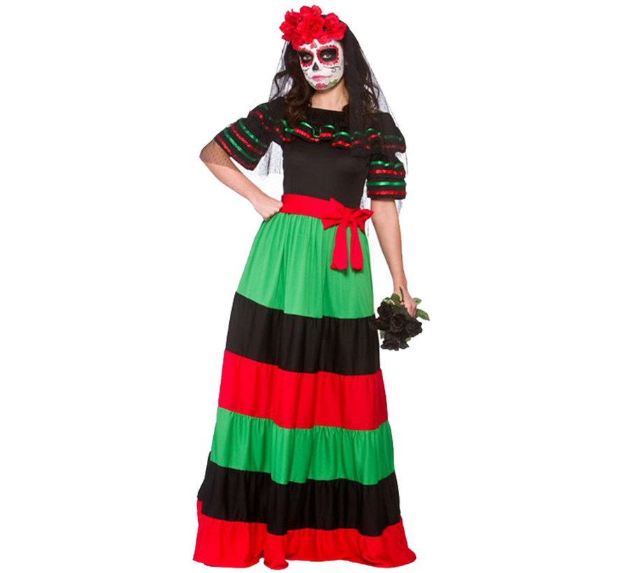 Lange Mexicaanse Jurk dames