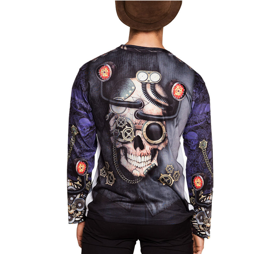 3D Steampunk shirt heren