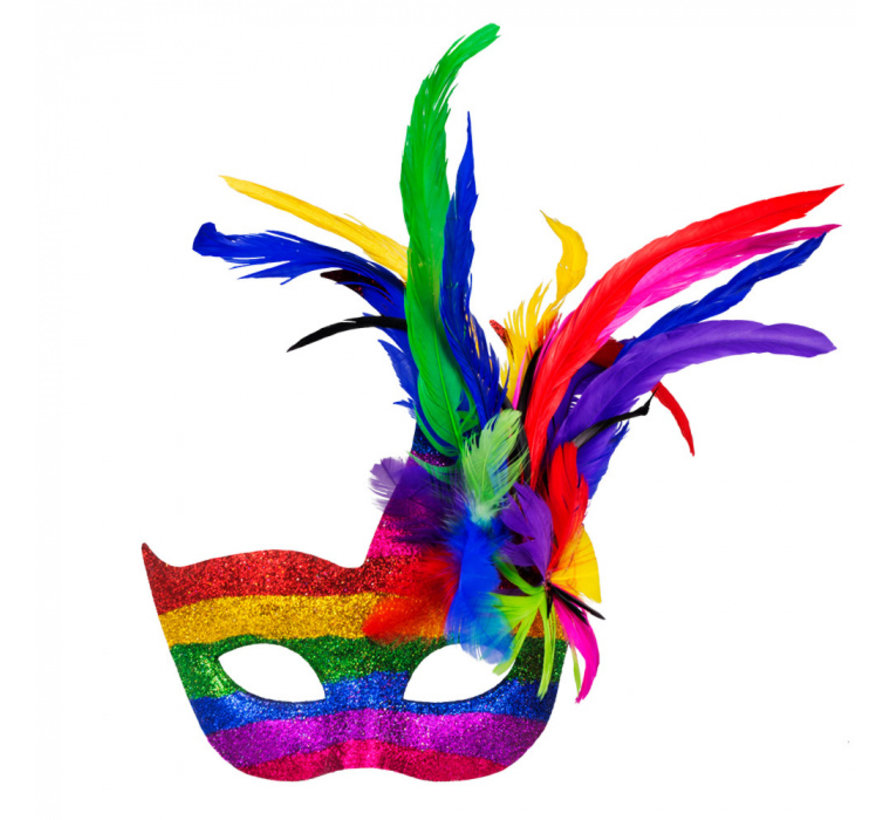 Regenboog masker gay pride