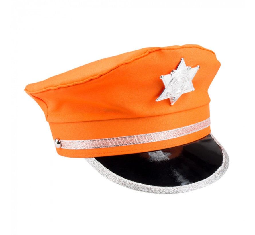 Politiepet oranje