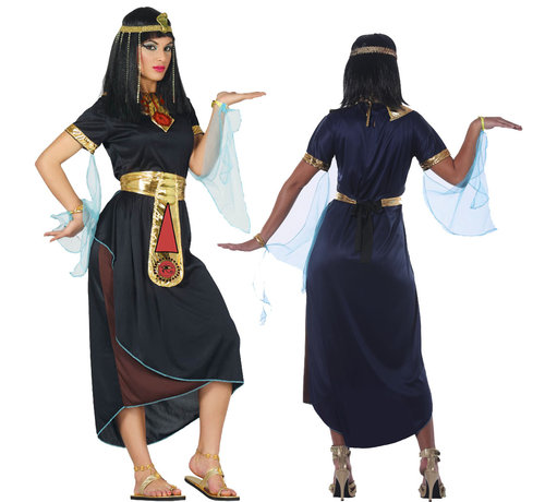 Zwarte Cleopatra outfit dames