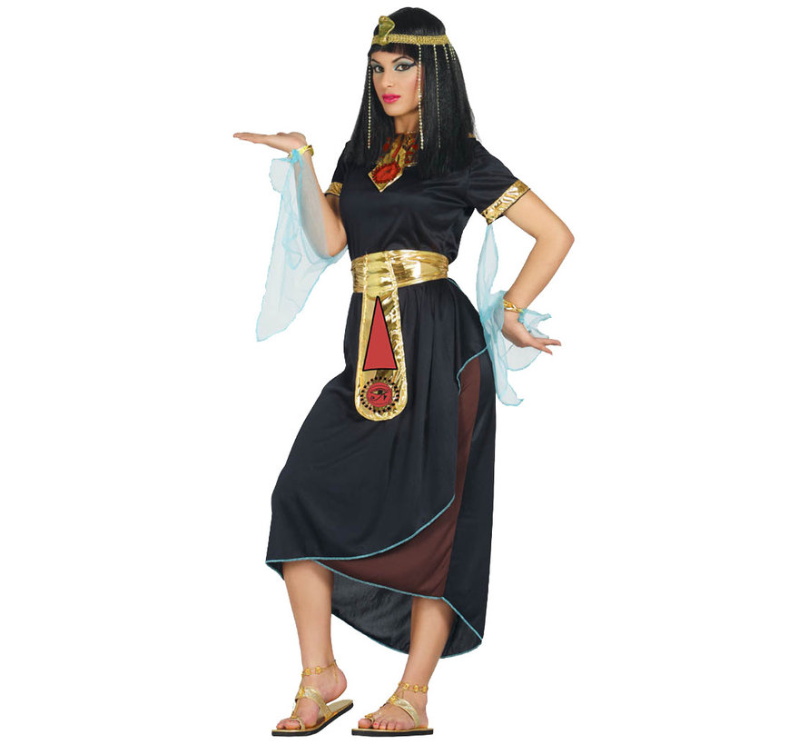 Zwarte Cleopatra outfit dames