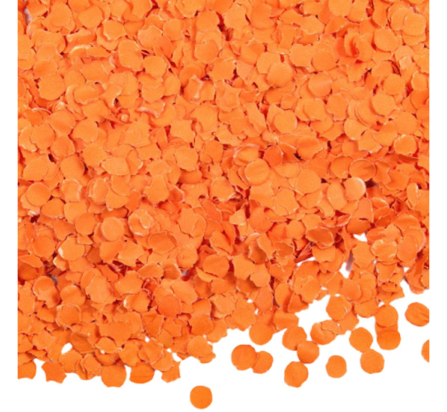 Papieren Oranje confetti 1kg