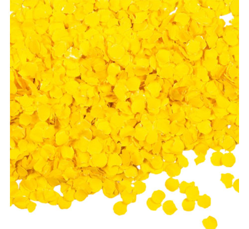 Papieren gele confetti 1 kg