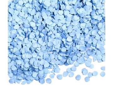 Baby blauw confetti