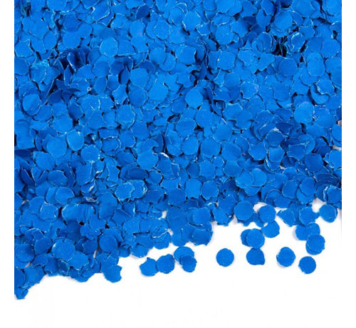 Papieren blauwe Confetti 1kg