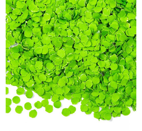 Papieren lime groen Confetti 1kg