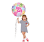 Baby ballon girl zeezicht