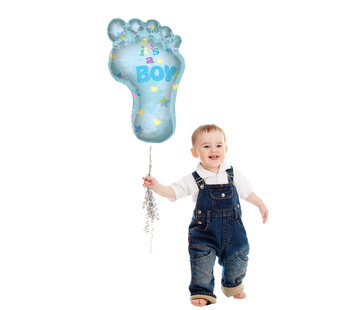 Baby ballon blauw