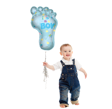 Baby ballon blauw