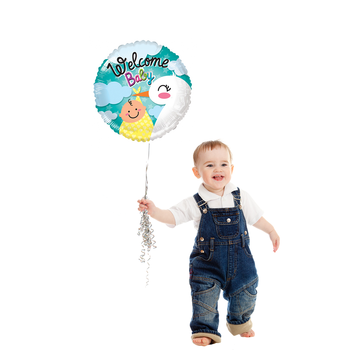 Welkom baby ballon