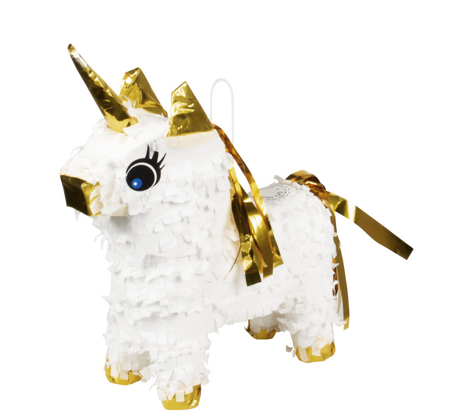 Kleine Witte Piñata Draak