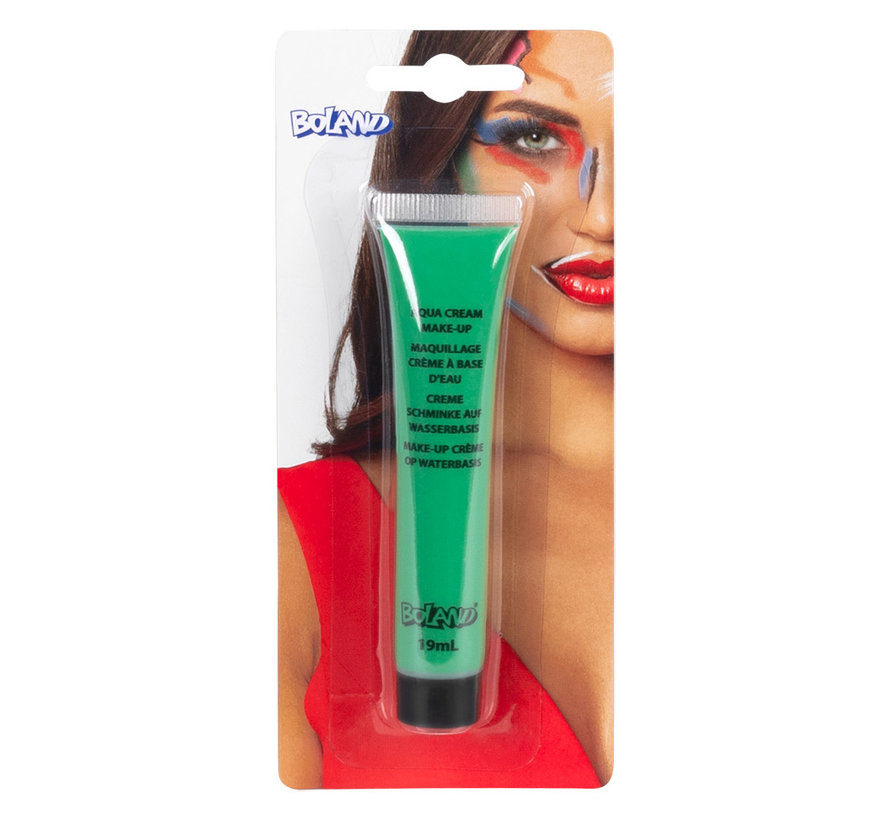 Tube make-up crème op waterbasis groen (19 ml)