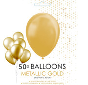 Metallic ballonnen goud