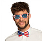 Partybril Amerika star and stripes