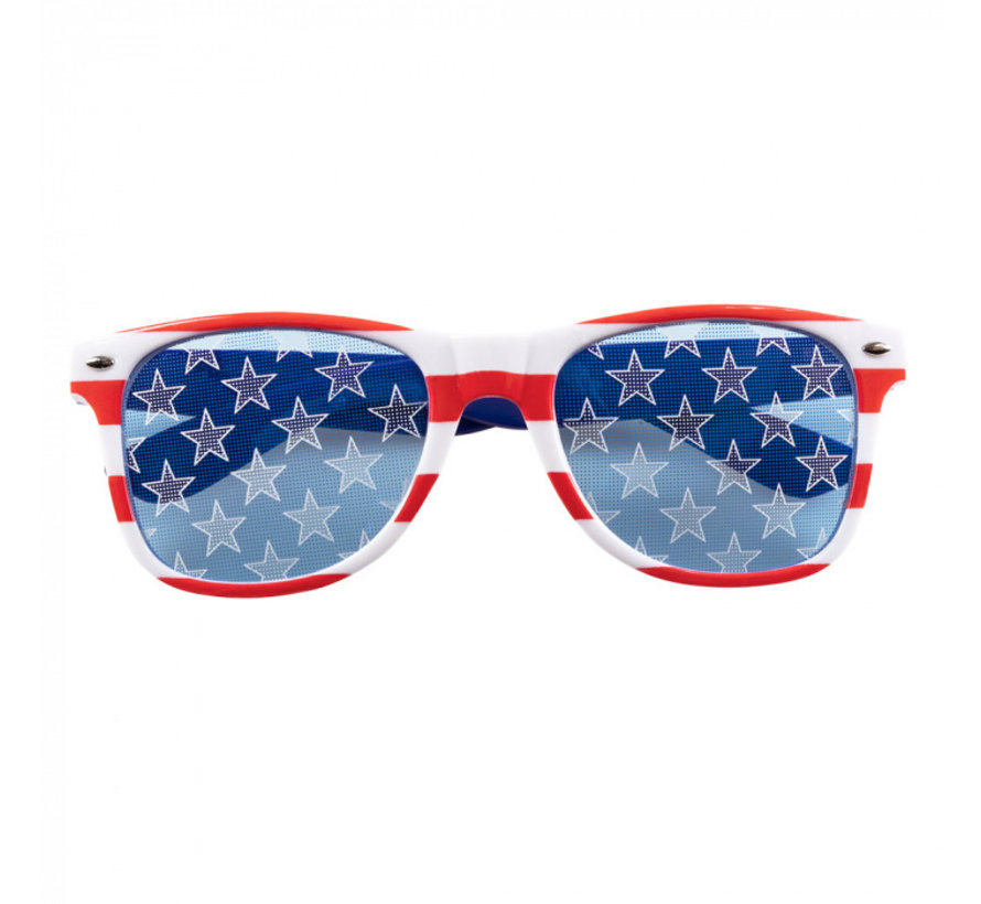 Partybril Amerika star and stripes