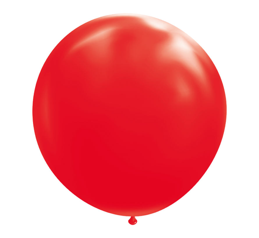 Mega ballon rood 100 centimeter doorsnee