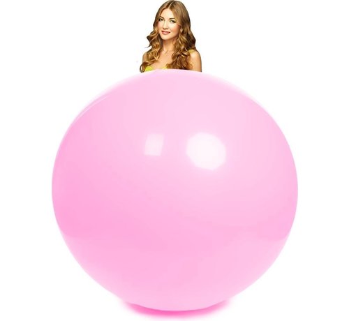 Mega ballon pink 100 centimeter doorsnee