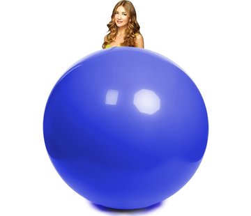 Mega ballon blauw 100 cm Ø