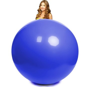Mega ballon blauw 100 cm Ø