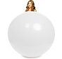 Witte reuze ballon 180 cm  doorsnee