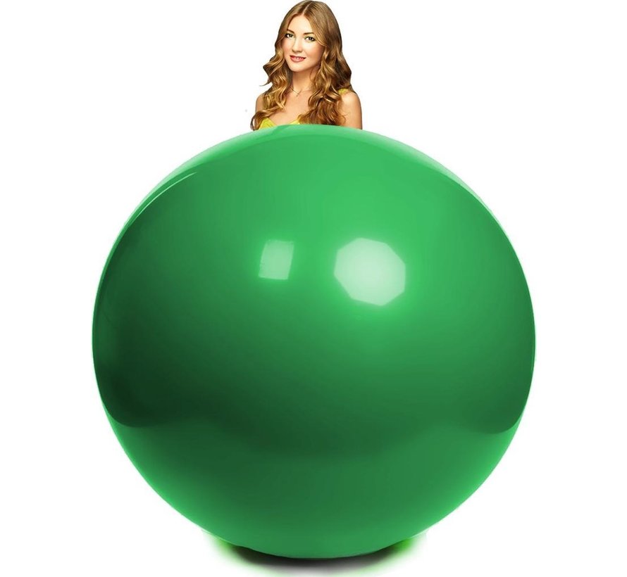 Groene reuze ballon 180 centimeter doorsnee