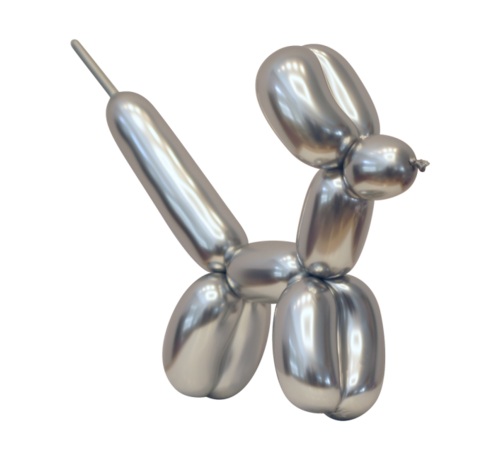 100 modelleer ballonnen zilver