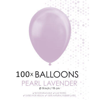 Kleine ballonnen parel lavender